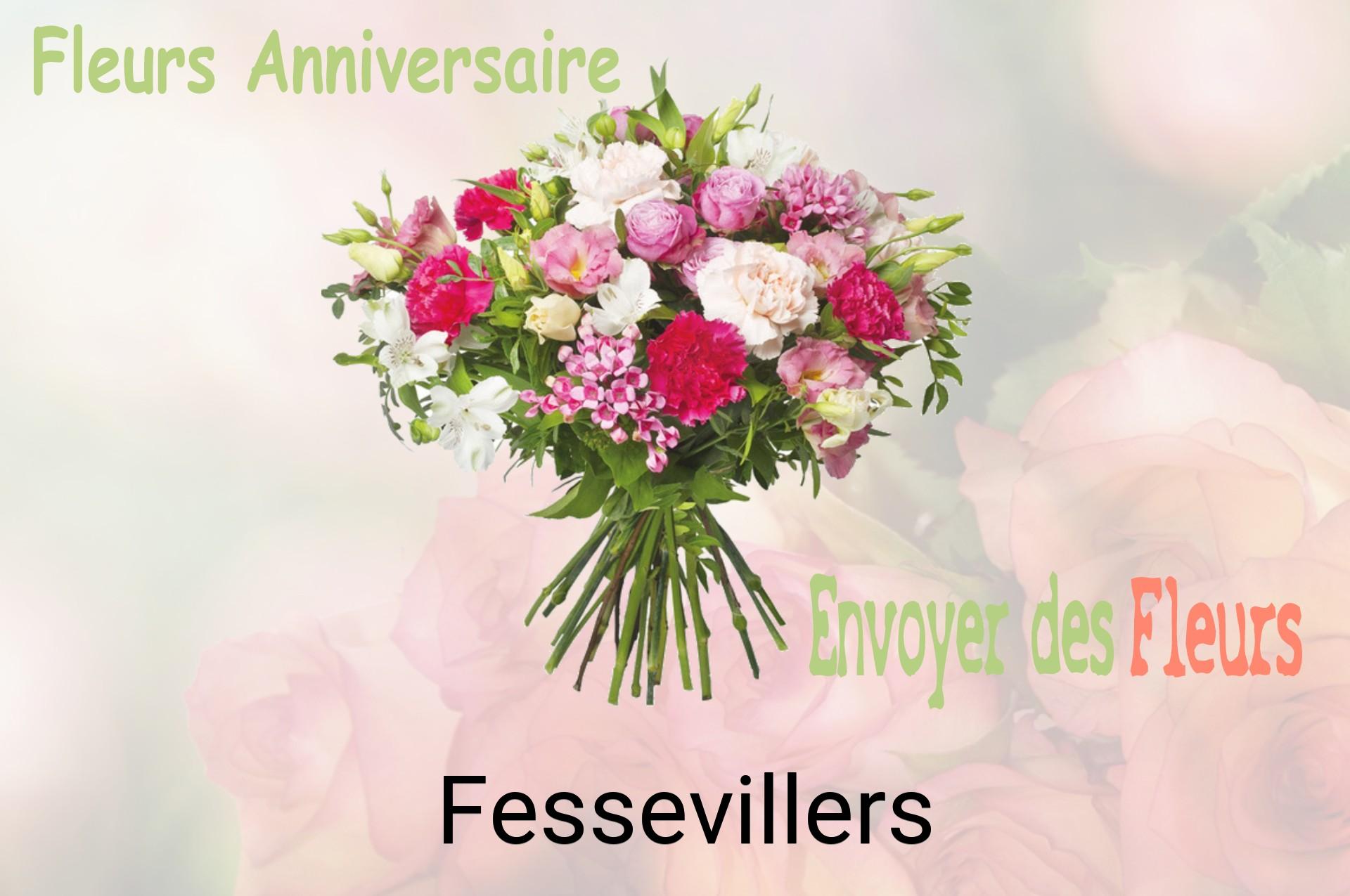 Bouquet de fleurs d’anniversaire livré à Fessevillers